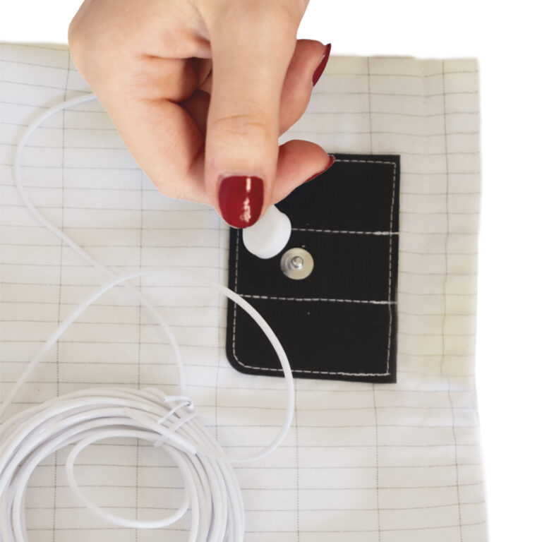 Draps de mise à la terre (coton bio/fils d