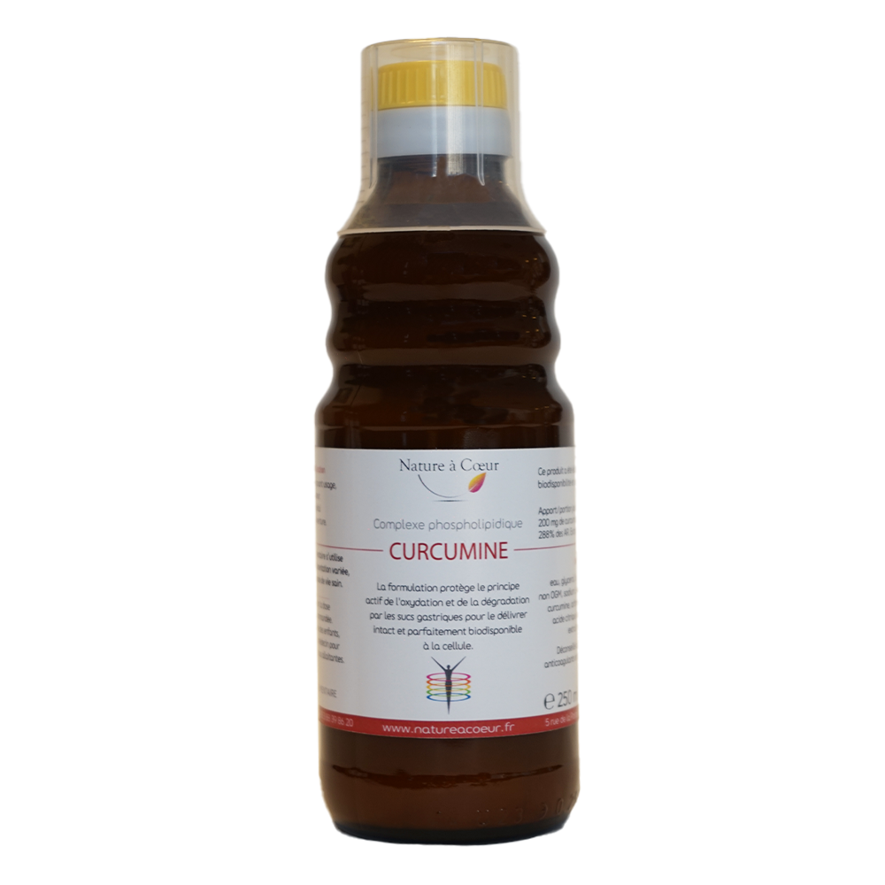 Curcumine Liposomale liquide (curcuma longa) - Anti-inflammatoire naturel  (protection des organes digestifs, participe à la régulation de la  glycémie/cholestérol