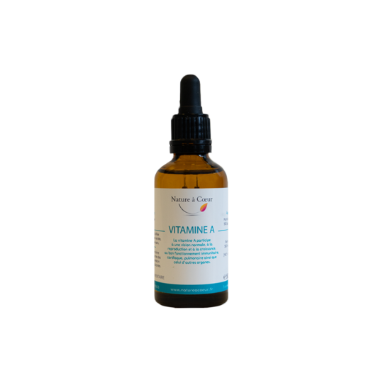Vitamine A liquide (rétinol actif/biodisponible)