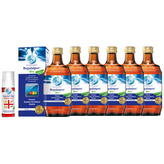 Lot de 6 bouteilles de Regulatpro Bio plus 1 Skin Repair offert