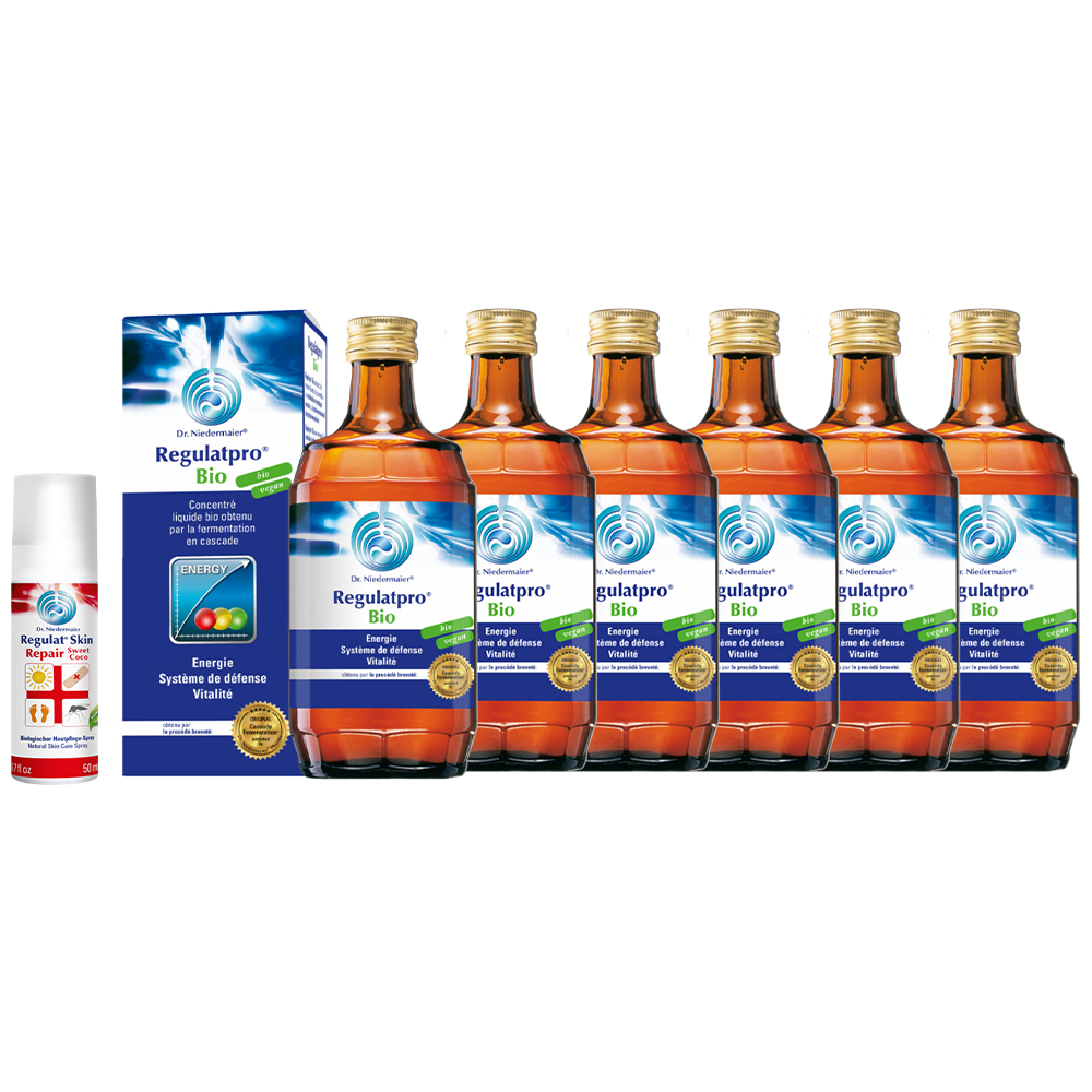 Lot de 6 bouteilles de Regulatpro Bio plus 1 Skin Repair offert