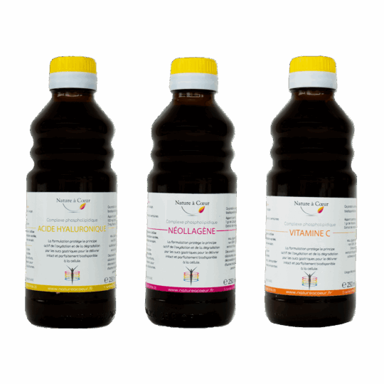 Trilogie liposomale acide Hyaluronique + Neollagène + Vitamine C